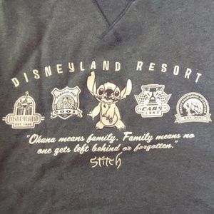 Disneyland Stitch Sweatshirt NEW Carsland Paradise